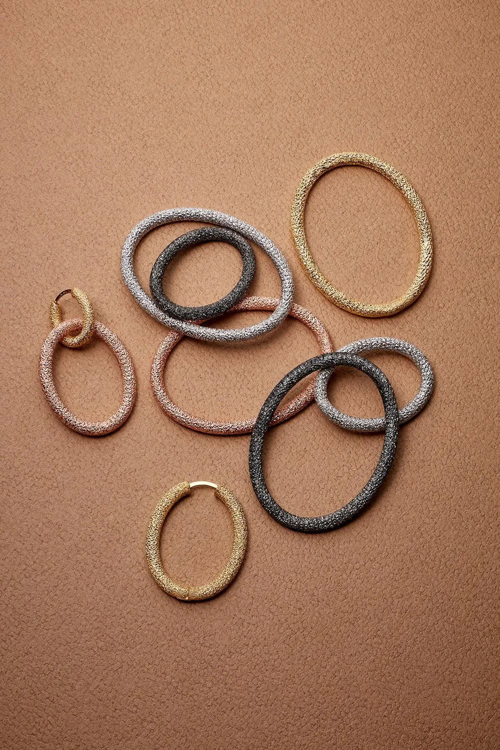 Florentine Finish Small Oval Link