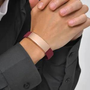 Free Engrave Silicone Bracelets for Men Boys