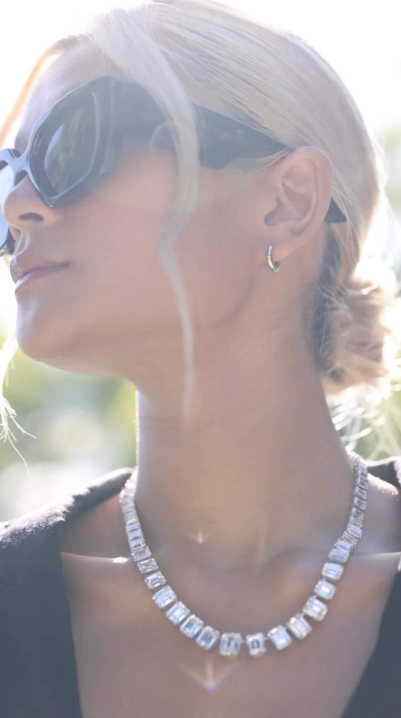 Haley Hoops Small Silver
