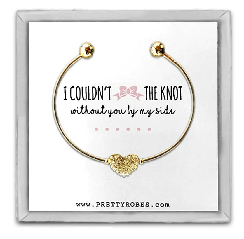 Heart Bracelet - Gold - Design D