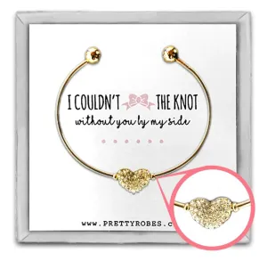 Heart Bracelet - Gold - Design D