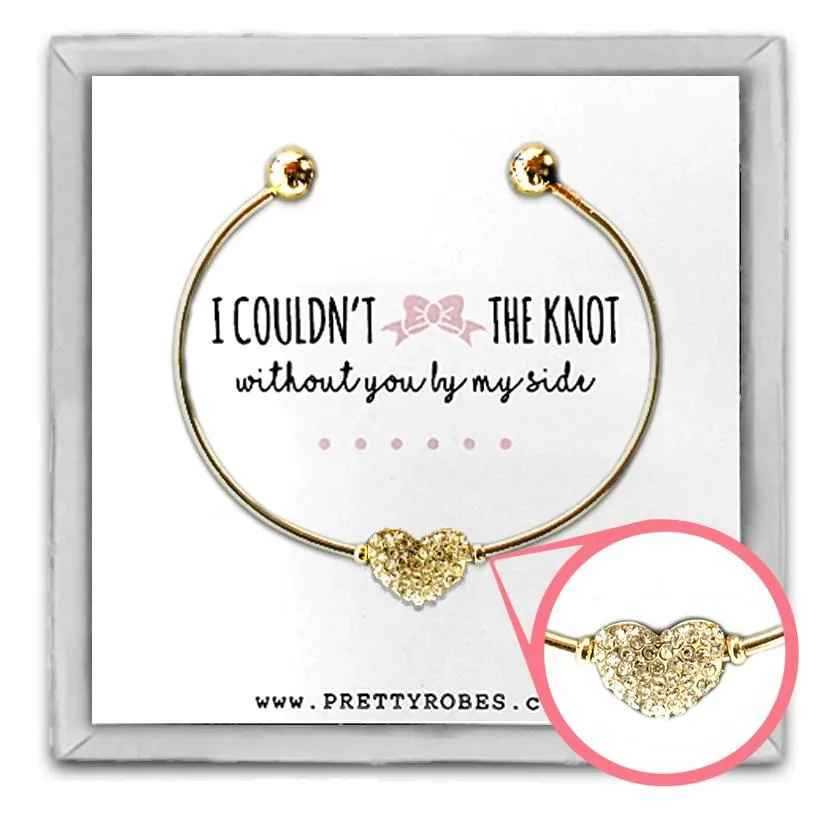 Heart Bracelet - Gold - Design D