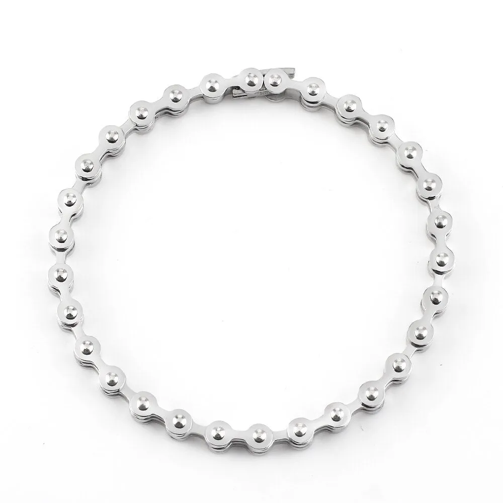 High Quality Stainless Steel Biker Chain Bracelets For Men Women
