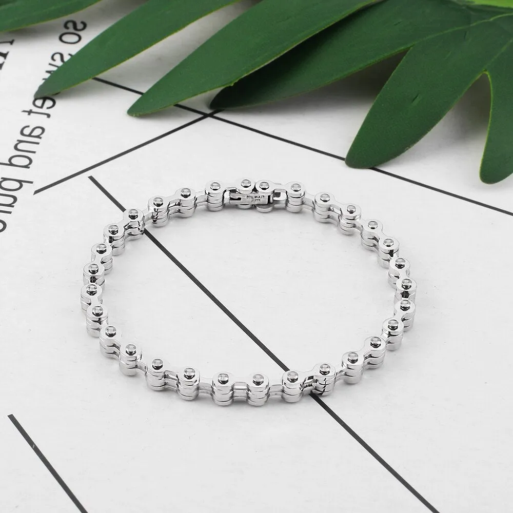High Quality Stainless Steel Biker Chain Bracelets For Men Women
