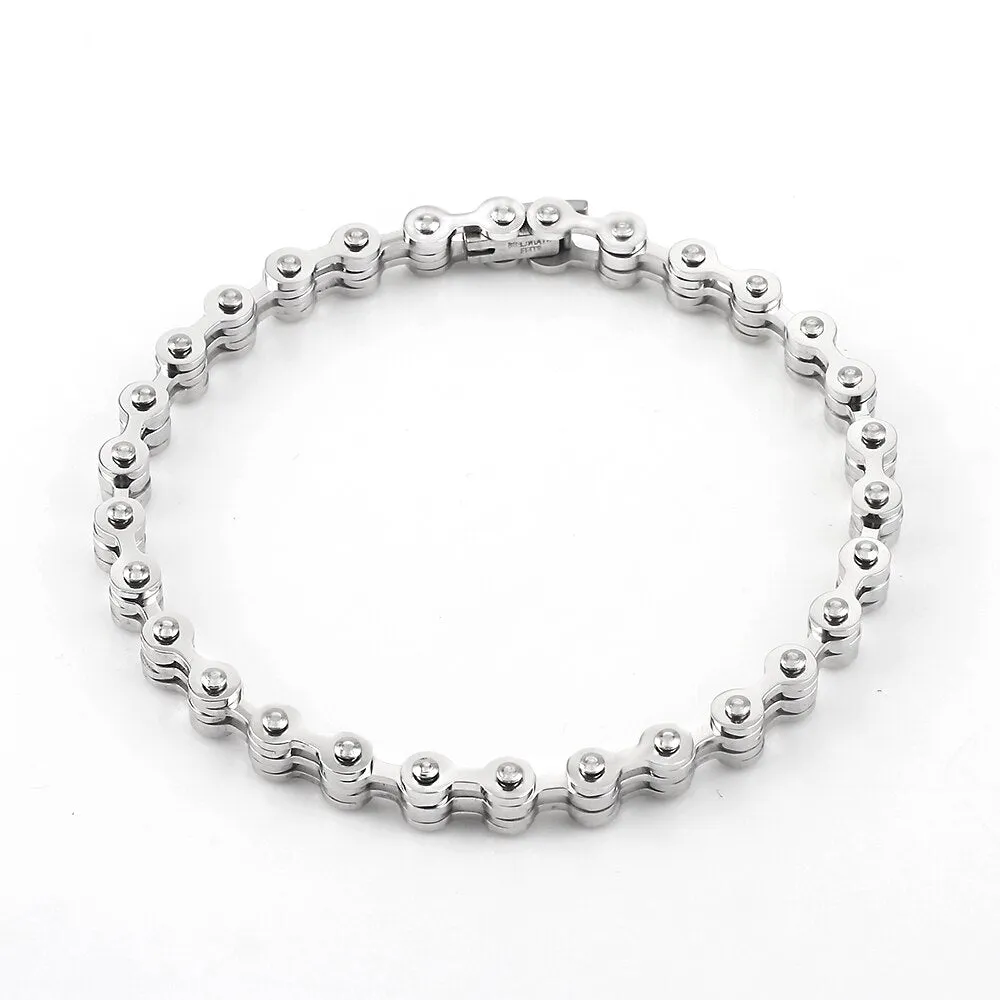 High Quality Stainless Steel Biker Chain Bracelets For Men Women