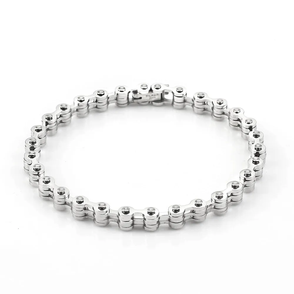 High Quality Stainless Steel Biker Chain Bracelets For Men Women