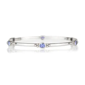 Holi Jewel Bangle - Tanzanite