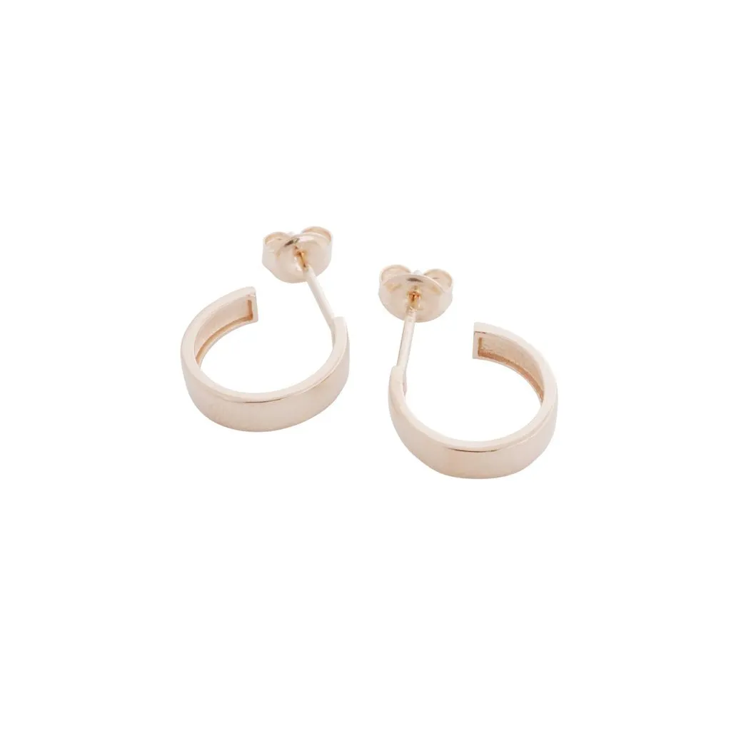 Huggie Hoops, 14k Gold