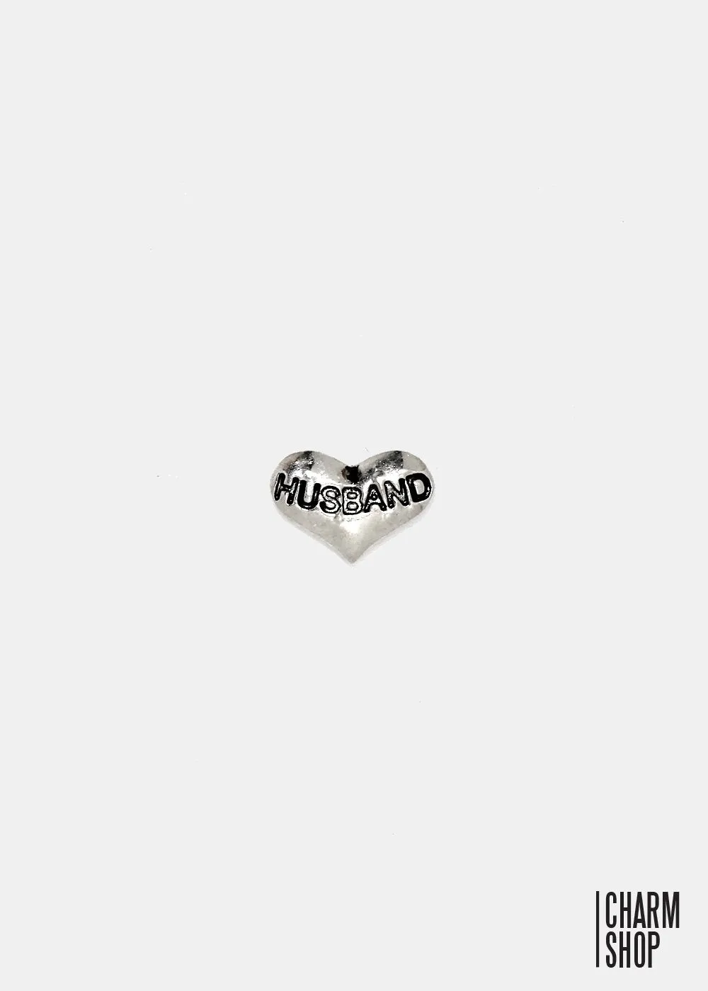 Husband Heart Locket Charm