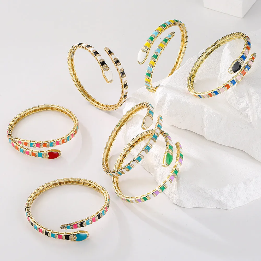 IG Style Copper Inlay Bangles
