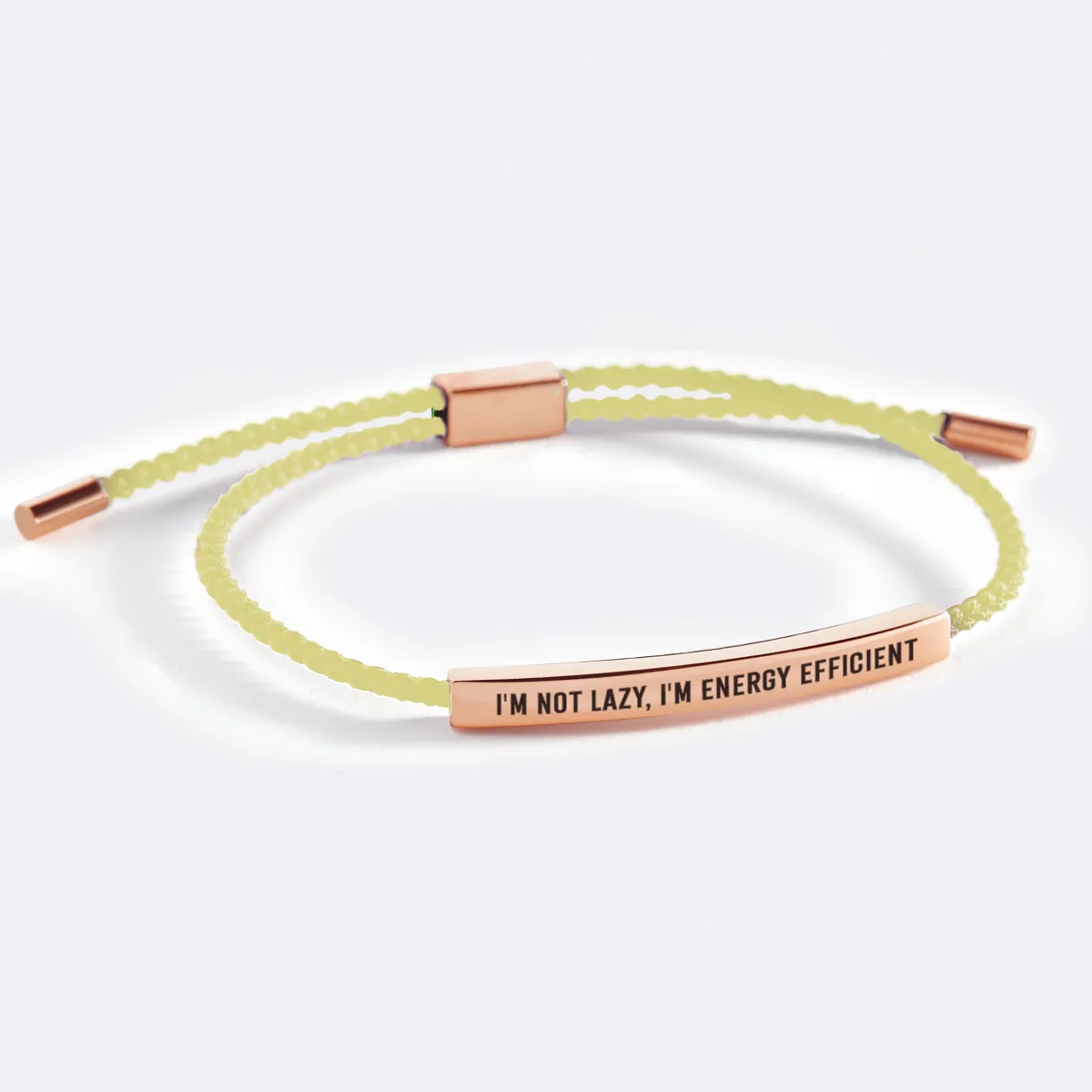 I'm Not Lazy, I'm Energy Efficient Inspire Bracelet