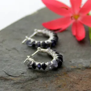 Kiss Kross Hoop Earrings