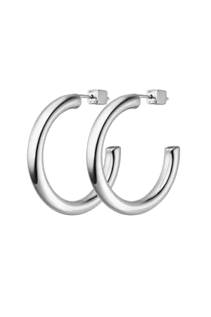 Léa Hoops Silver