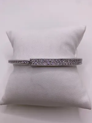 Love Knot With Micro Pave Stones