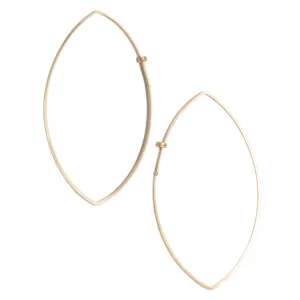 <!--ER616-->SALE - marquis dainty hoop earrings