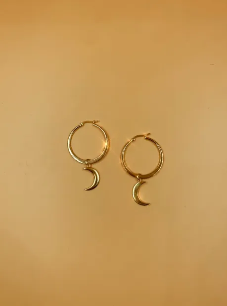 Mama Crescent Charm