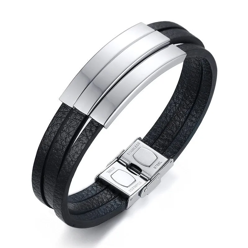 Men Women Dad Bracelets Wristband Bangle
