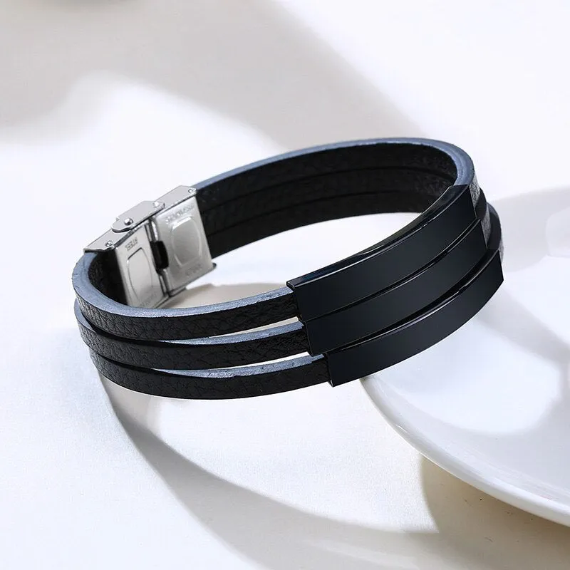 Men Women Dad Bracelets Wristband Bangle