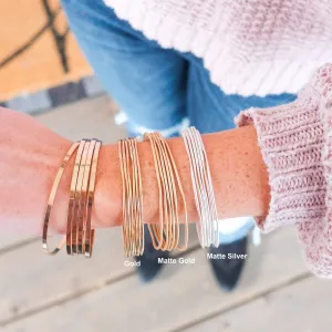Metal Bangle Set