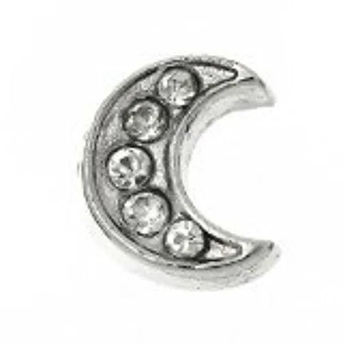 Moon Floating Charm for Glass Living Memory Locket Pendant