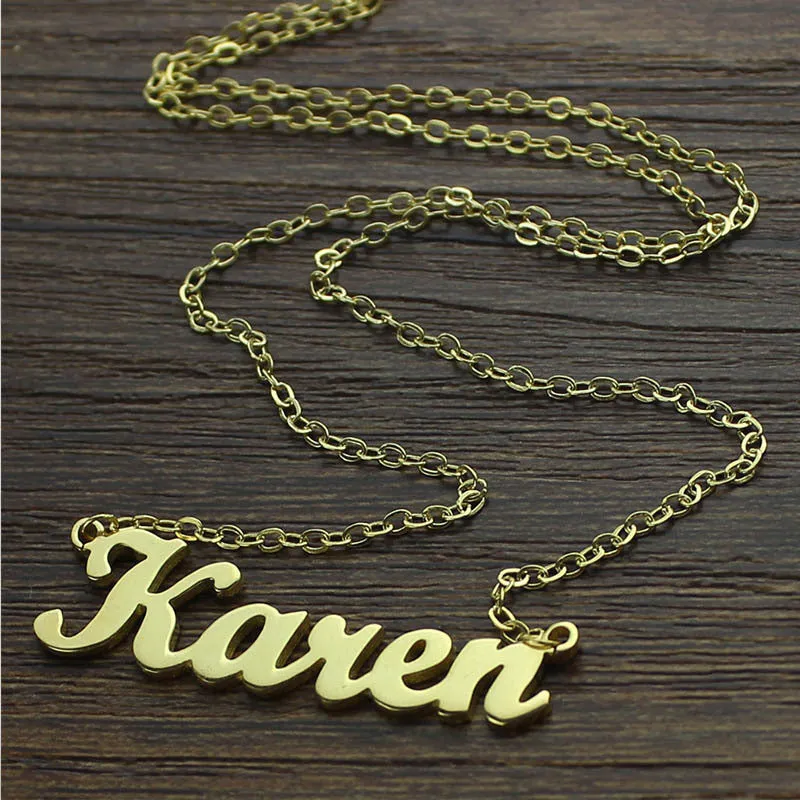 New Script MT Bold Name Plate