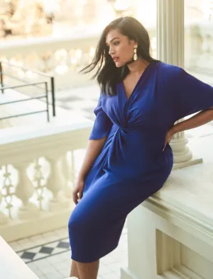 Nora Twist Cold Shoulder Curve Dress
