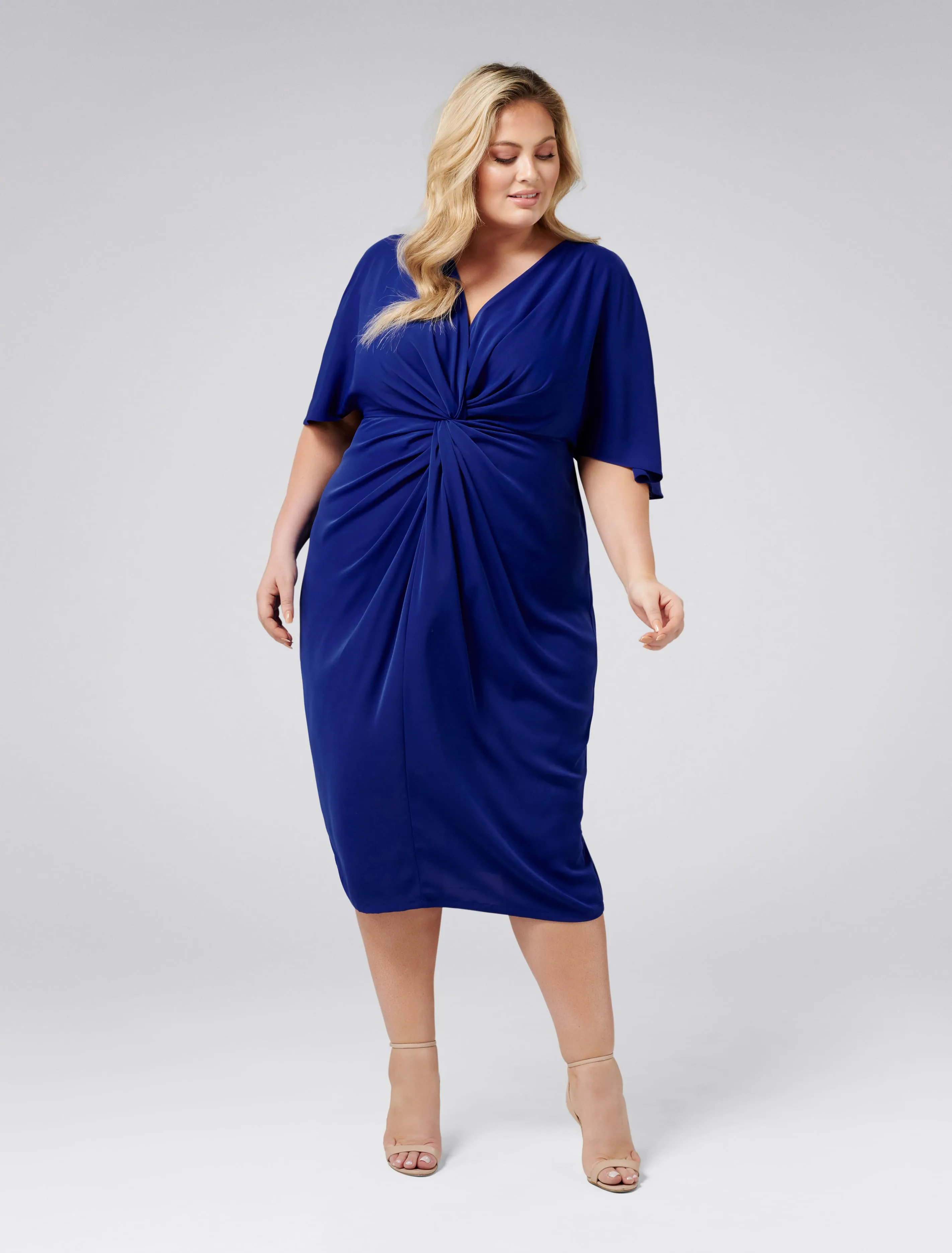 Nora Twist Cold Shoulder Curve Dress