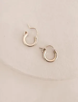 Nuance Gold Tiny Snap Hoops