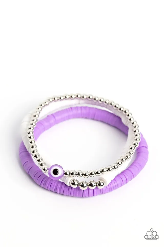 Paparazzi Bracelet ~ EYE Have A Dream - Purple