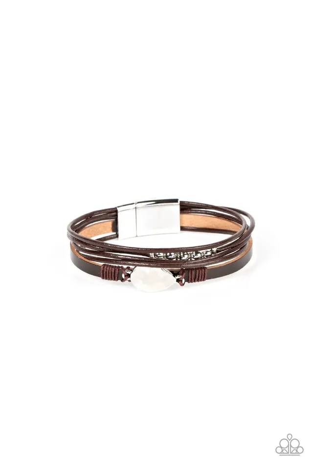 Paparazzi Bracelet ~ Tahoe Tourist - Brown
