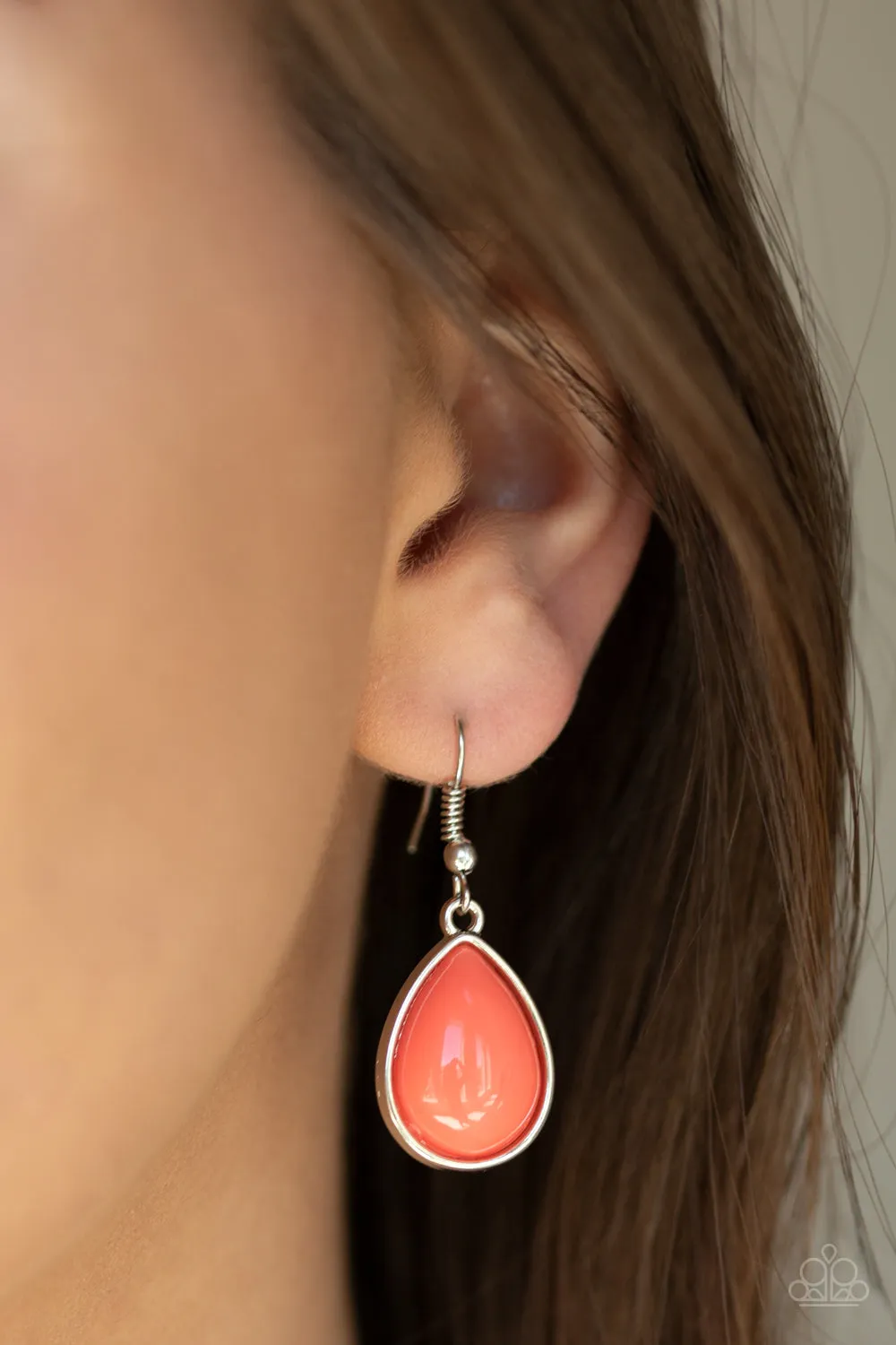 Paparazzi Drop Zone Necklace Orange