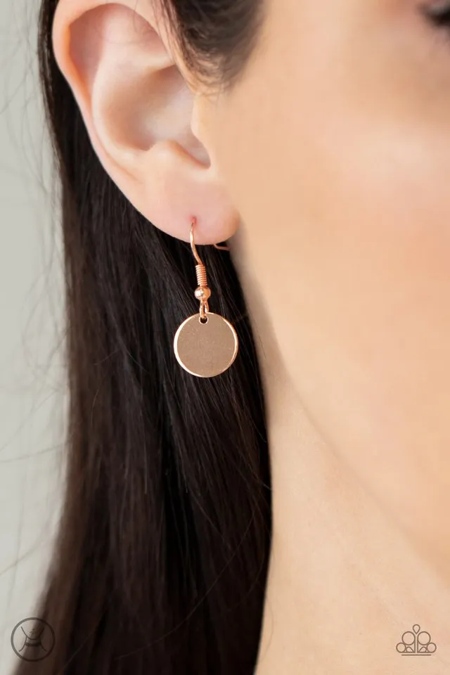 Paparazzi Necklace ~ Modestly Minimalist - Copper