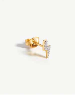 Pave Single Struck Stud