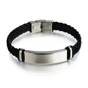 Personalized Jewelry Custom Bracelet for Women Men PU Leather Bracelet
