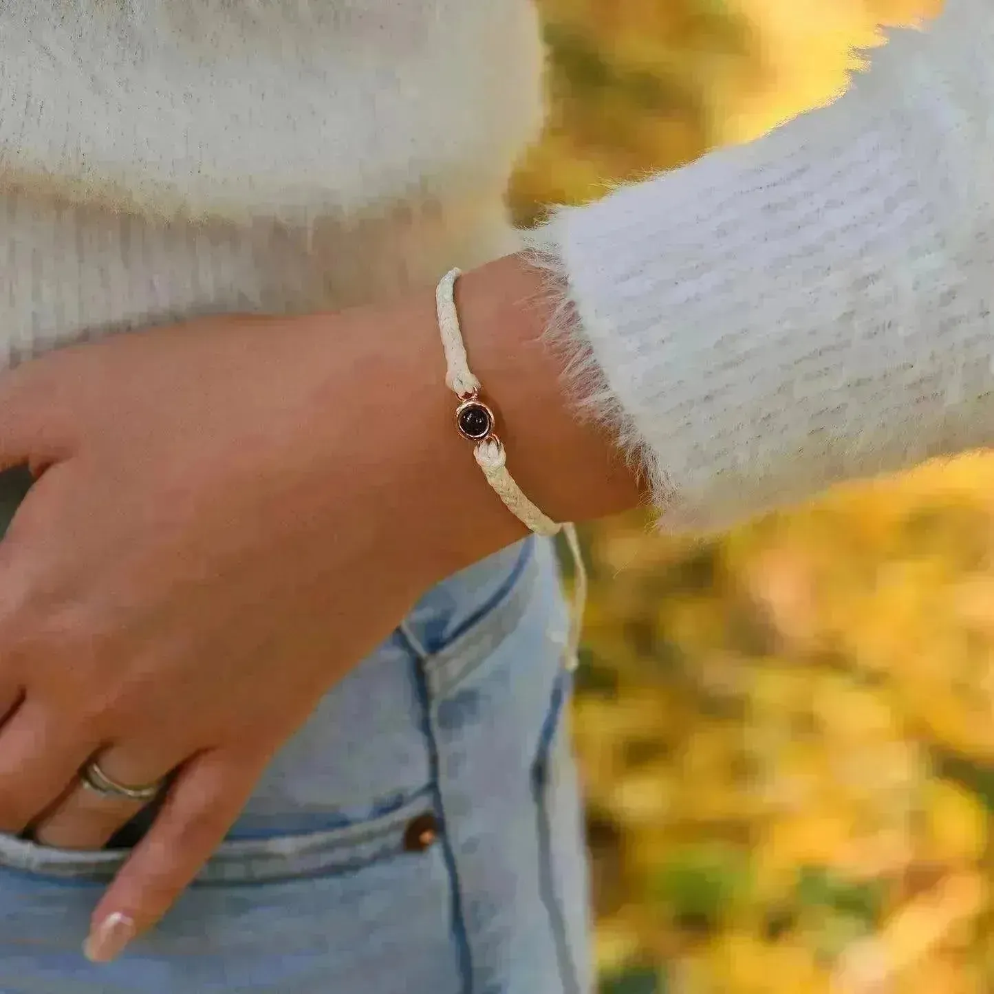 Personalized Photo Projection Bracelet - Perfect Valentine's Gift