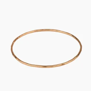 Plain Hammered Bangle
