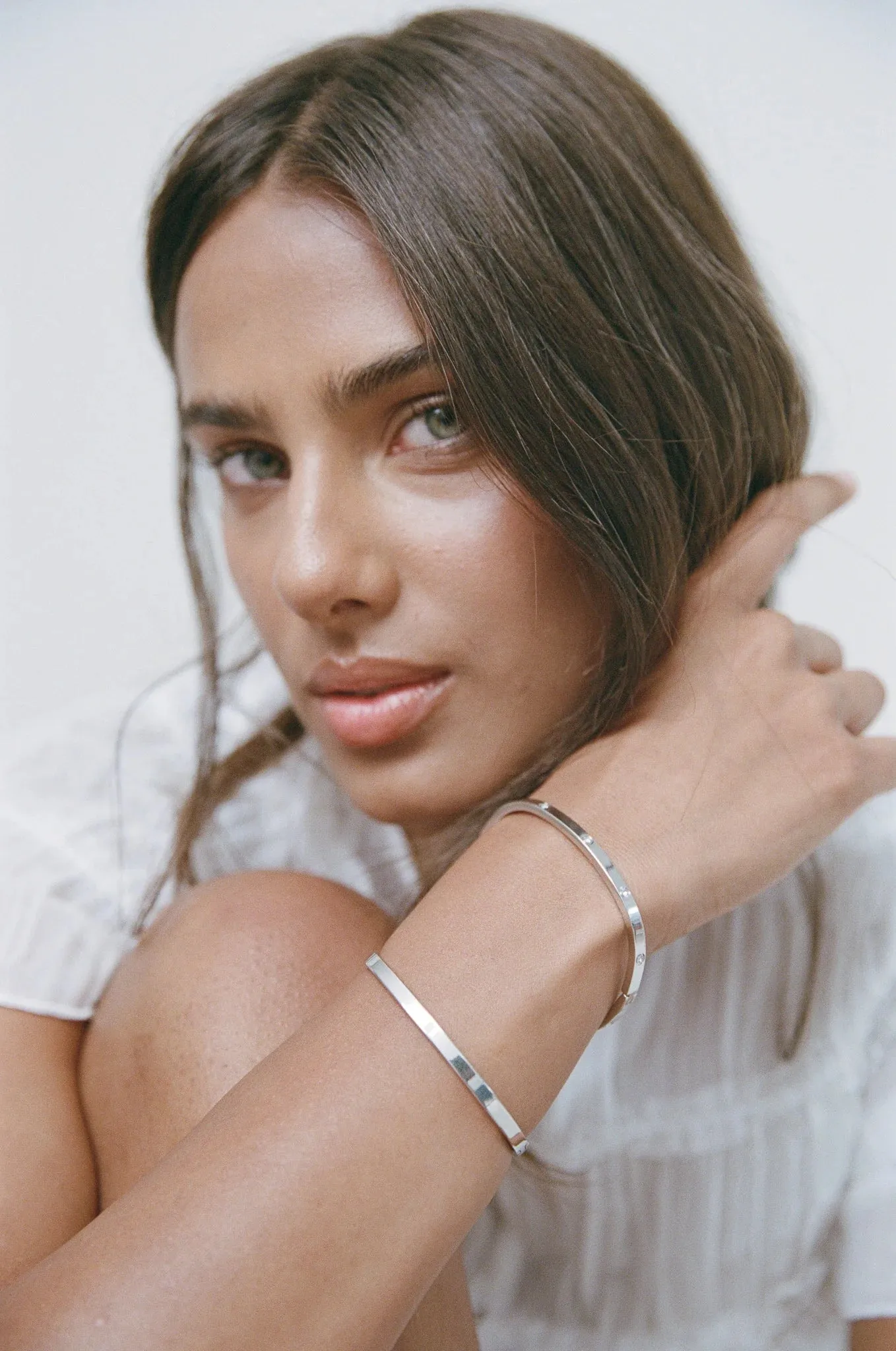 Porter Jewellery Dylan Bangle - Silver / Celestial