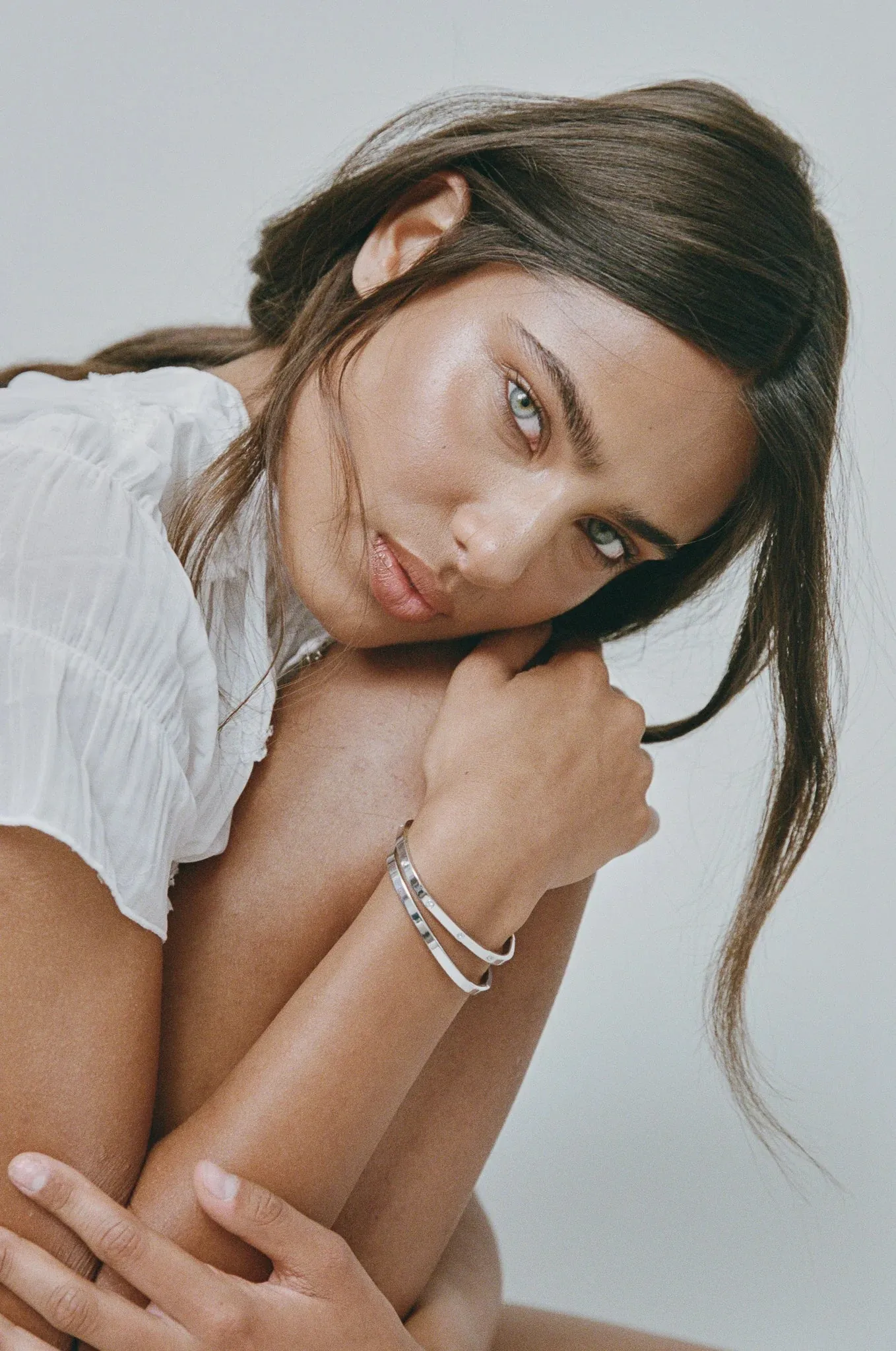 Porter Jewellery Dylan Bangle - Silver / Celestial