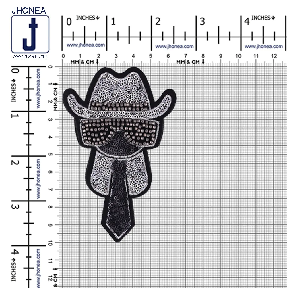 Premium Shiny Shimmery Glamorous Sequins Beaded Patch