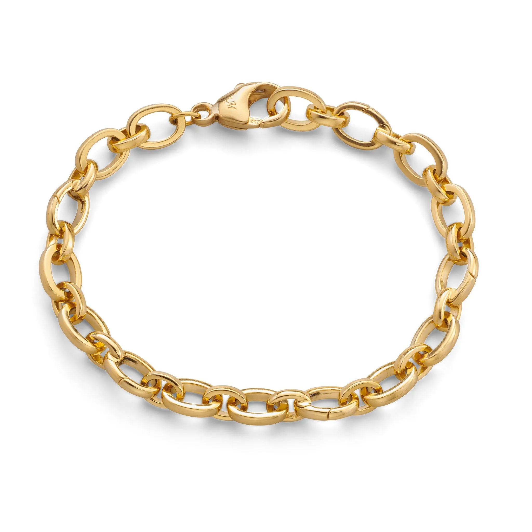 "Adventure" Mini Compass on Audrey Link Bracelet