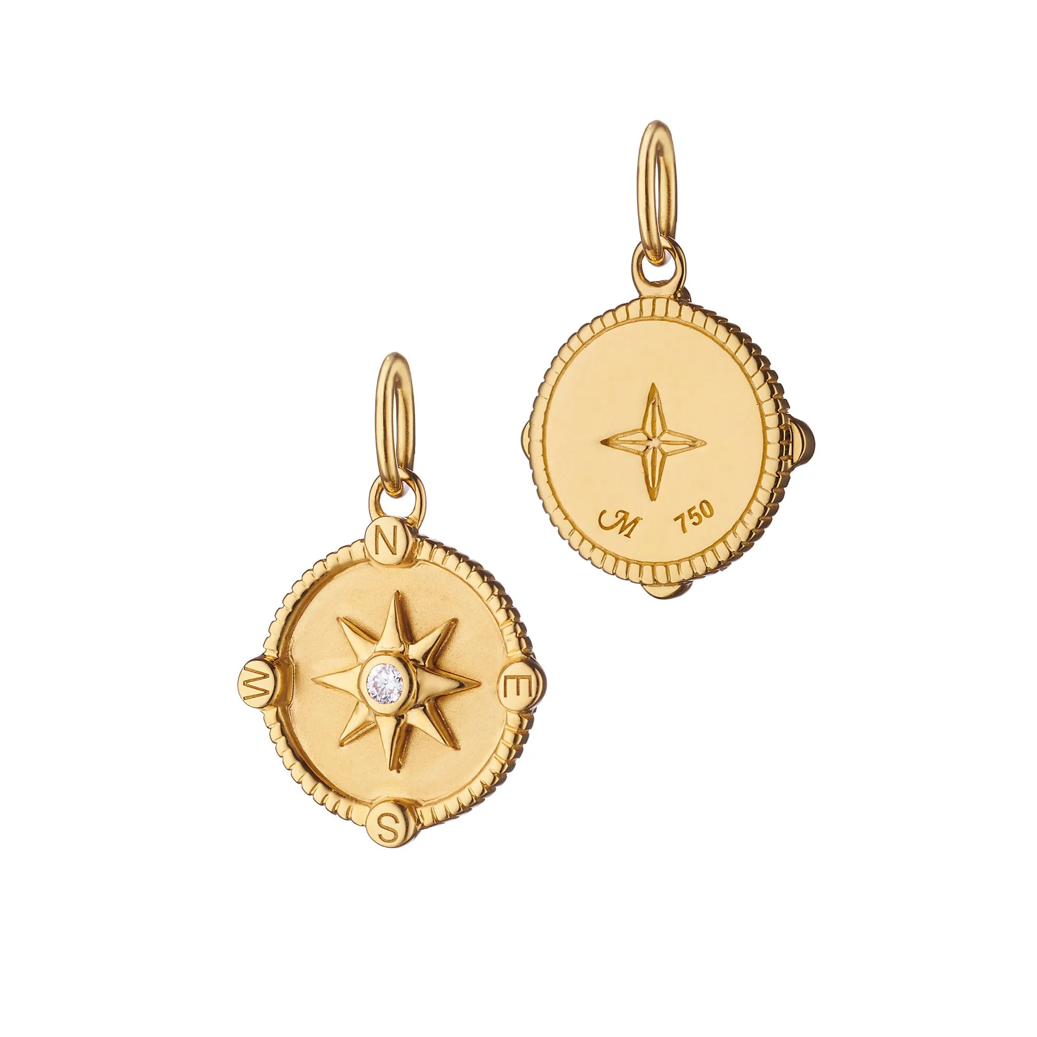 "Adventure" Mini Compass on Audrey Link Bracelet