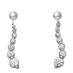 "JOURNEY" DIAMOND DANGLE EARRINGS