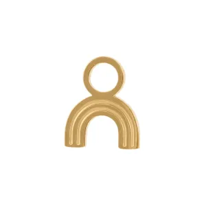 Rainbow Hoop Charm