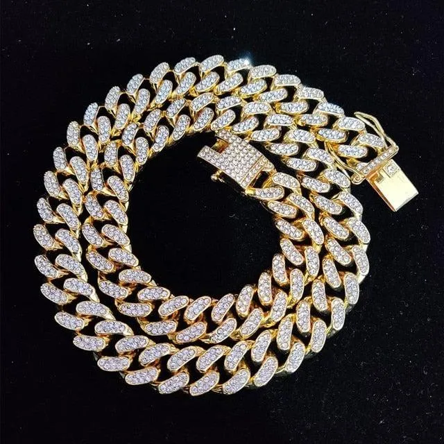 Regal Tiger Crystal Pendant Necklace