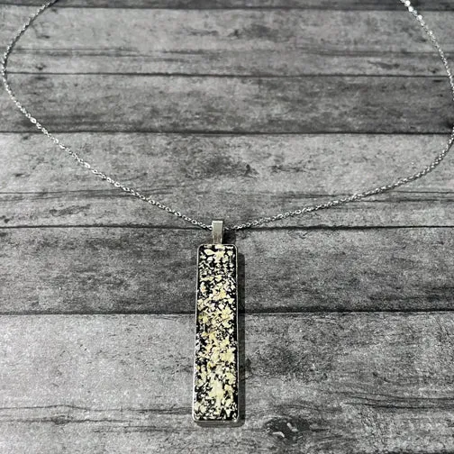 Remembrance Pendant Necklace Using Flower Petals