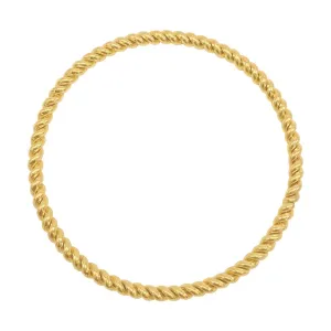 Rope Bangle Bracelet gold