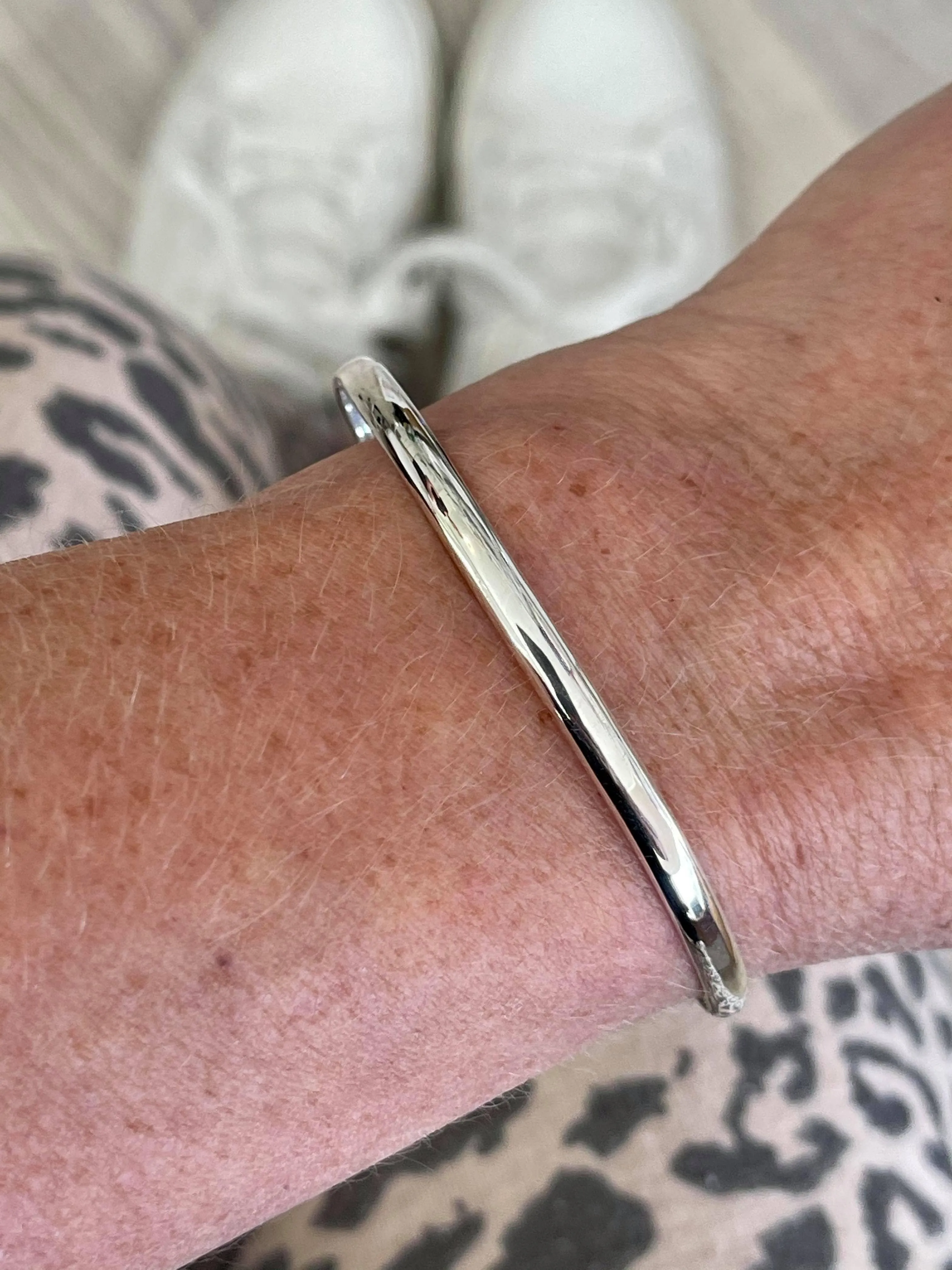 Silver Stacking Bangle