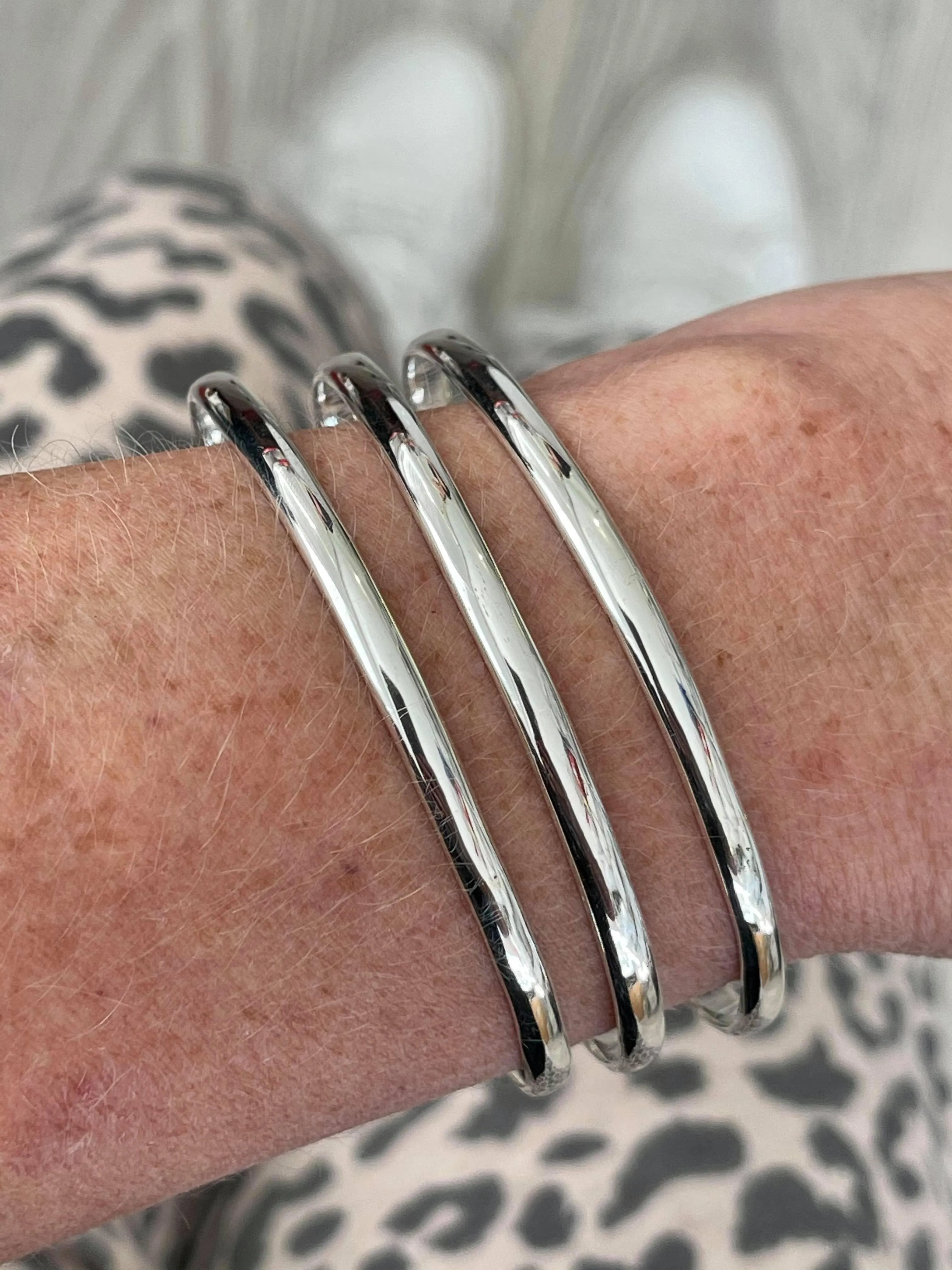 Silver Stacking Bangle