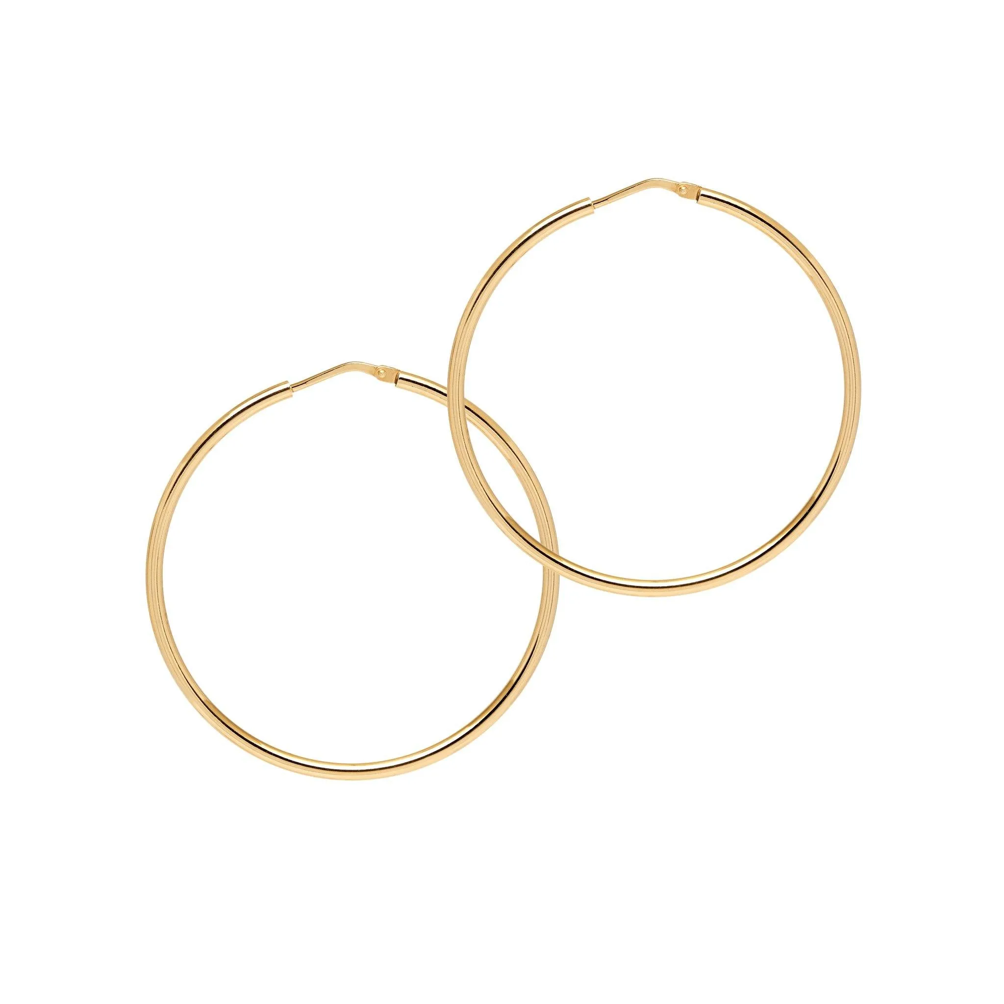 Skinny Everyday ‘Chica Latina’ Hoop Earrings - Medium - Gold