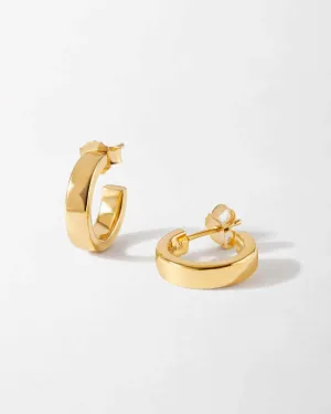 Small Everyday Hoops - Gold